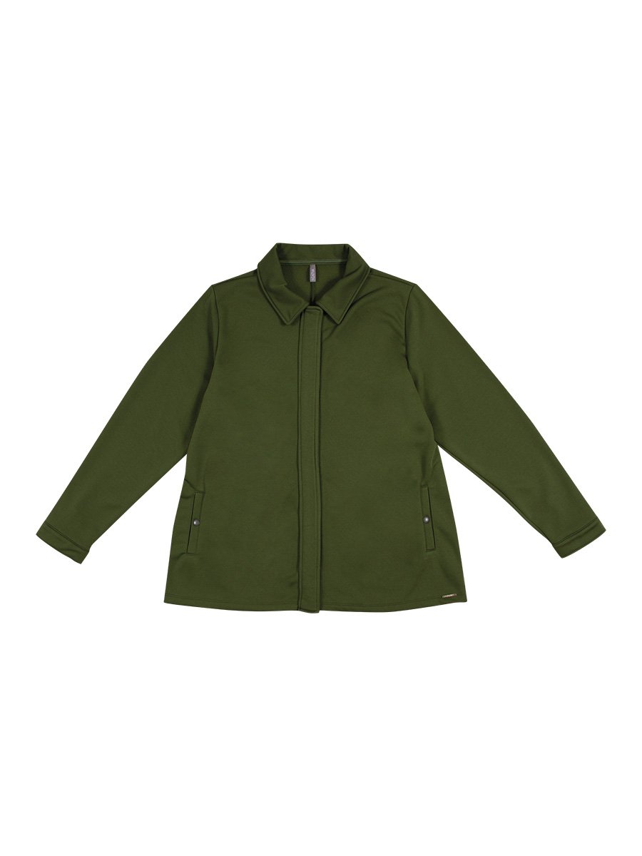 Casaco De Moletom Com Zíper Invisivel Cativa Mais Rosa