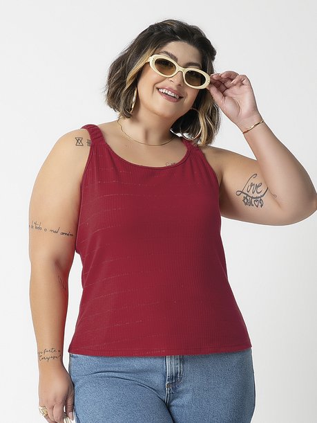 07 blusa de alcas feminina em canelado habana